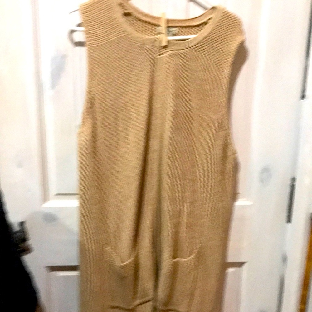 Sleeveless Large Lucky Brand Long Sweater Vest